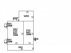 222 California St, Newton MA  02458-1009 floor plan