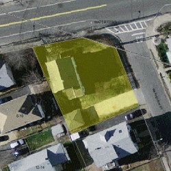 232 Watertown St, Newton MA 02458-1325 aerial view