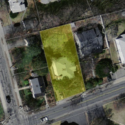 345 Newtonville Ave, Newton MA  02460-2015 aerial view