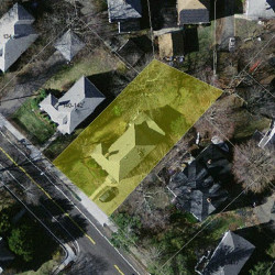 146 Langley Rd, Newton MA  02459-2056 aerial view