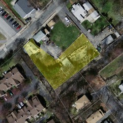 148 Pine St, Newton MA  02466-1308 aerial view