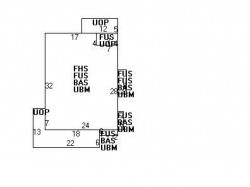 176 Dedham St, Newton MA  02461-2118 floor plan
