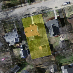 82 Halcyon Rd, Newton MA 02459-2432 aerial view
