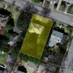 46 Pine Ridge Rd, Newton MA 02468-1617 aerial view