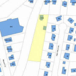 1058 Beacon St, Newton MA 02459-1742 plot plan