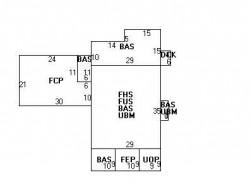 175 Elgin St, Newton MA  02459-2301 floor plan