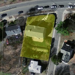 1104 Commonwealth Ave, Newton MA 02459-1448 aerial view