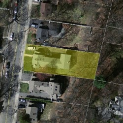 410 Lowell Ave, Newton MA  02460-2152 aerial view