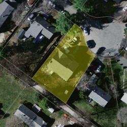 49 Chinian Path, Newton MA 02459-3514 aerial view