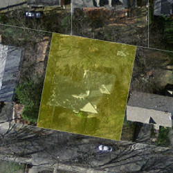 43 Kendall Rd, Newton MA  02459-2657 aerial view