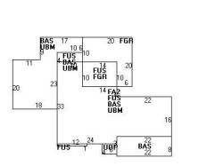 624 Dedham St, Newton MA 02459-3322 floor plan