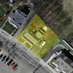 87 Crafts St, Newton MA 02458-1257 aerial view