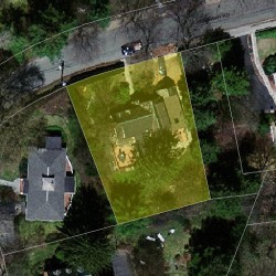 52 Annawan Rd, Newton MA 02468-2110 aerial view