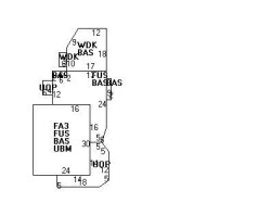 27 Bacon Pl, Newton MA  02464-1003 floor plan