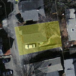 9 Highland Park, Newton MA 02460-1812 aerial view