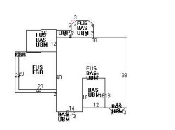 52 Peregrine Rd, Newton MA  02459-3440 floor plan
