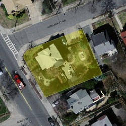 96 Waltham St, Newton MA 02465-1330 aerial view