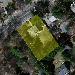 1580 Beacon St, Newton MA 02468-1508 aerial view