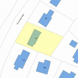 100 Bullough Park, Newton MA 02460-2440 plot plan