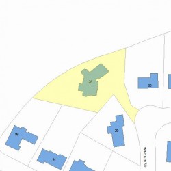 28 Winston Rd, Newton MA 02459-3062 plot plan