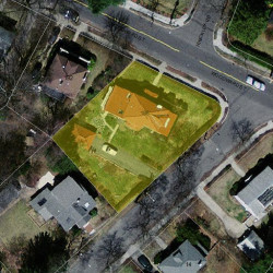 186 Woodward St, Newton MA 02461-1341 aerial view