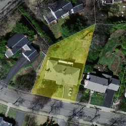 69 Miller Rd, Newton MA  02459-2435 aerial view