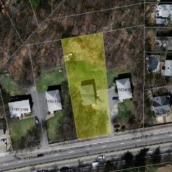 1189 Boylston St, Newton MA 02464-1005 aerial view