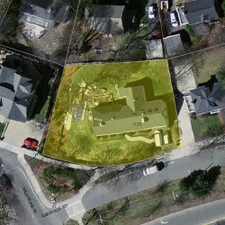 1125 Commonwealth Ave, Newton MA  02459-1446 aerial view