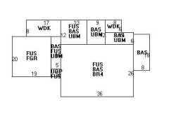 15 Graydale Cir, Newton MA  02466-2307 floor plan