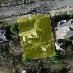 20 Mason Rd, Newton MA  02459-1506 aerial view