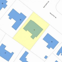 18 Mccarthy Rd, Newton MA 02459-3505 plot plan