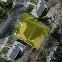 76 Selwyn Rd, Newton MA 02461-2126 aerial view