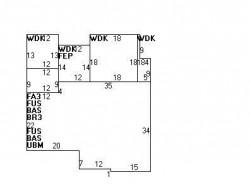 94 Clements Rd, Newton MA  02458-2618 floor plan