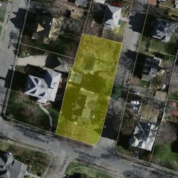 89 Hunnewell Ave, Newton MA 02458-2240 aerial view