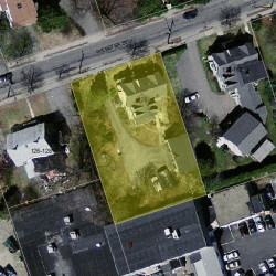 120 Webster St, Newton MA  02465-1820 aerial view