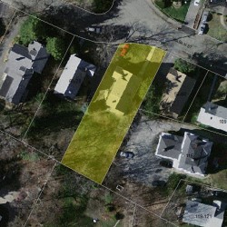 64 Waban St, Newton MA 02458-1415 aerial view