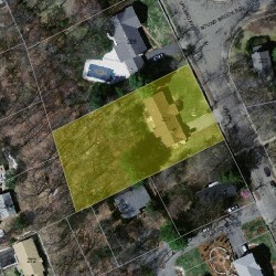 221 Upland Ave, Newton MA  02461-2001 aerial view