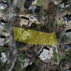 60 Williston Rd, Newton MA  02466-2270 aerial view