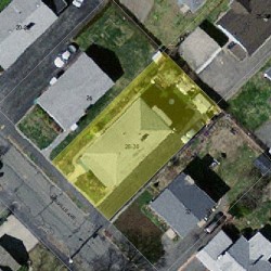 30 Melville Ave, Newton MA  02460-1224 aerial view