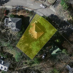 158 Ridge Ave, Newton MA 02459-2536 aerial view
