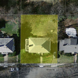 36 Nathan Rd, Newton MA  02459-1105 aerial view