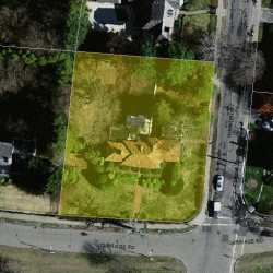 321 Commonwealth Ave, Newton MA 02459 aerial view