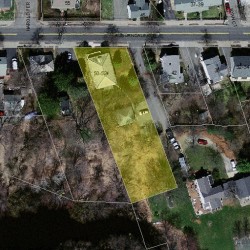 52 Auburndale Ave, Newton MA 02465-1404 aerial view