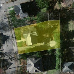 42 Oxford Rd, Newton MA 02459-2405 aerial view