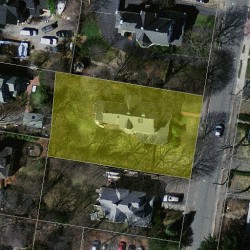 83 Walker St, Newton MA 02460-1519 aerial view