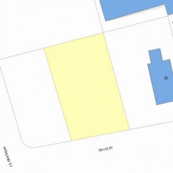 31 Davis St, Newton MA  02465-2442 plot plan