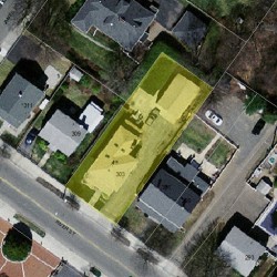 303 River St, Newton MA  02465-1437 aerial view