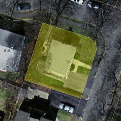 12 Normandy Rd, Newton MA  02466-2513 aerial view