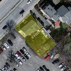 1496 Washington St, Newton MA 02465-2218 aerial view