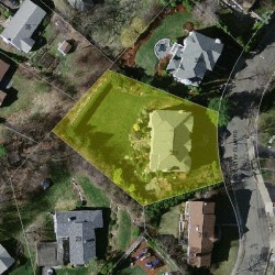 328 Country Club Rd, Newton MA 02459-3116 aerial view